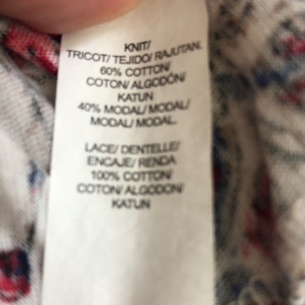 Lucky Brand V-Neck Blouse Small - Picture 10 of 11